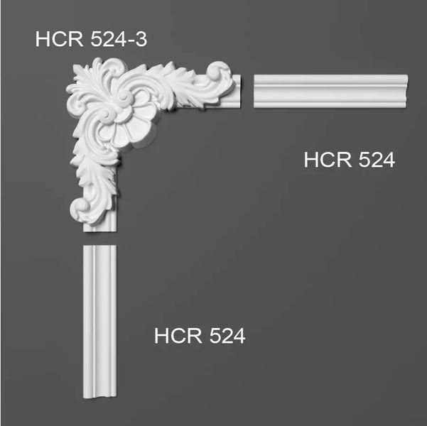 Кутовий елемент поліуретановий Grand Decor HCR 524-3 HCR 524-3 фото