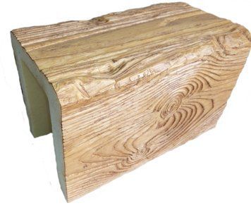Декоративна балка DecoWood Рустик EQ004 170х190х3000 1063 фото