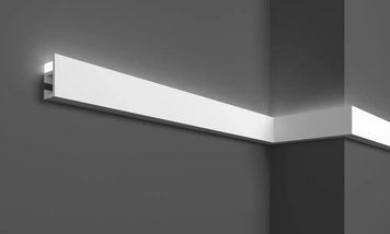 Карниз полимерный для LED освещения Grand Decor KH 903 Flex гибкий KH903F фото