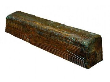 Декоративна балка DecoWood Рустик EQ005 190х130х4000 Темне дерево 1080 фото